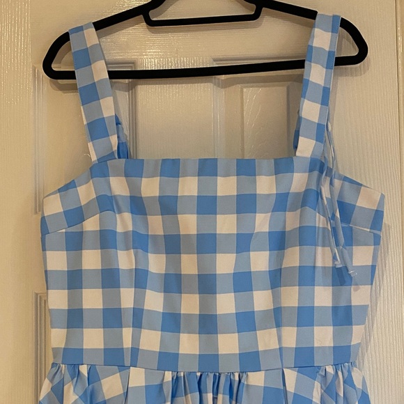 Dream-House Dress in Blue Gingham Vixen by Micheline Pitt - Picture 3 of 7